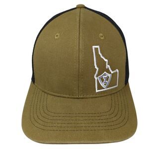 Idaho Snapback Trucker Hat Brown One Size Adjustable Mesh Back Vie Gear